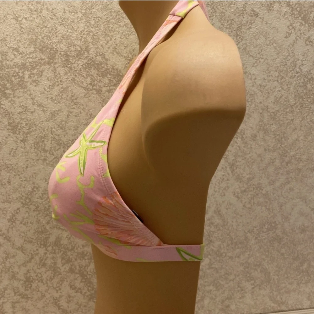 Tommy Hilfiger Pink Sea Life Shell Bikini Top